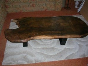 walnut coffee table