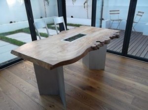 scottish burr elm dining table