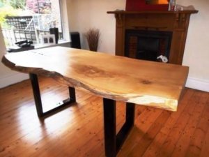 living edge dining tables