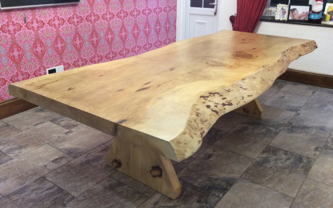 dining room tables made from trees