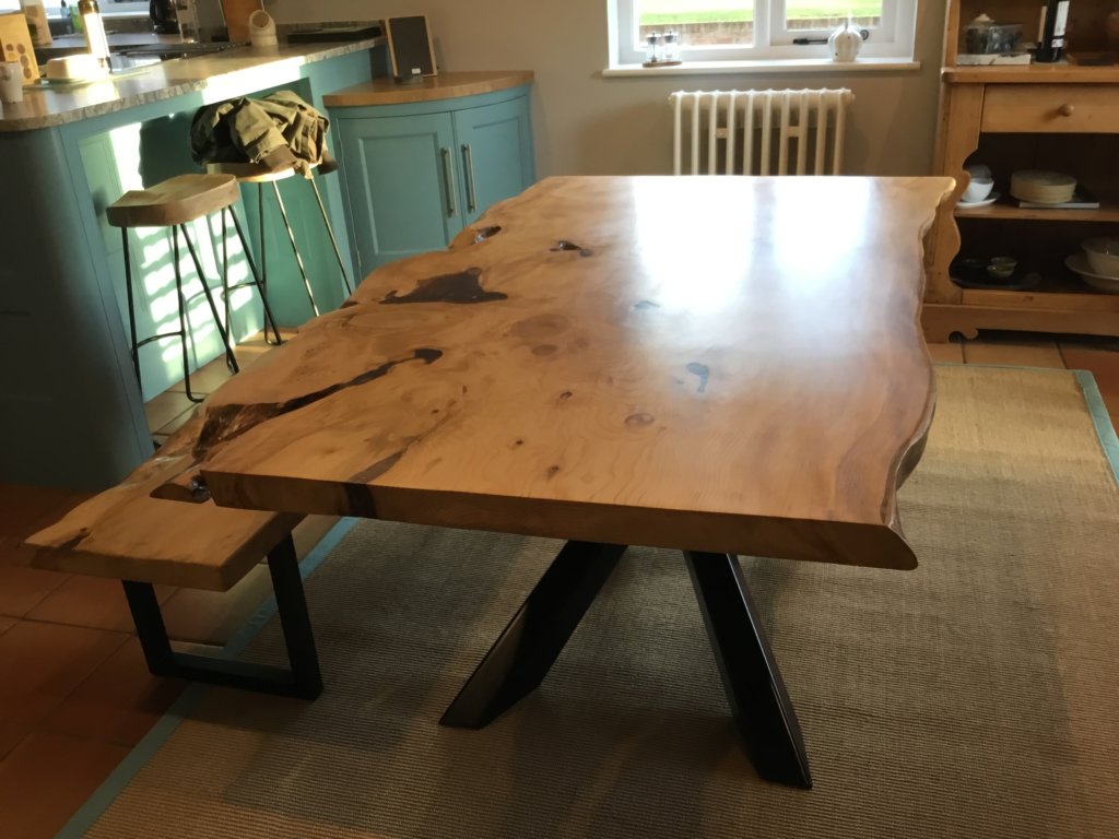 unique wood kitchen table
