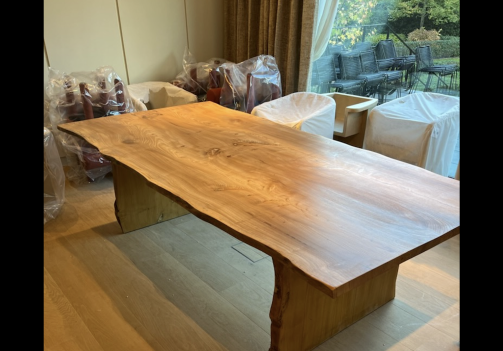 Hardwood dining tables
