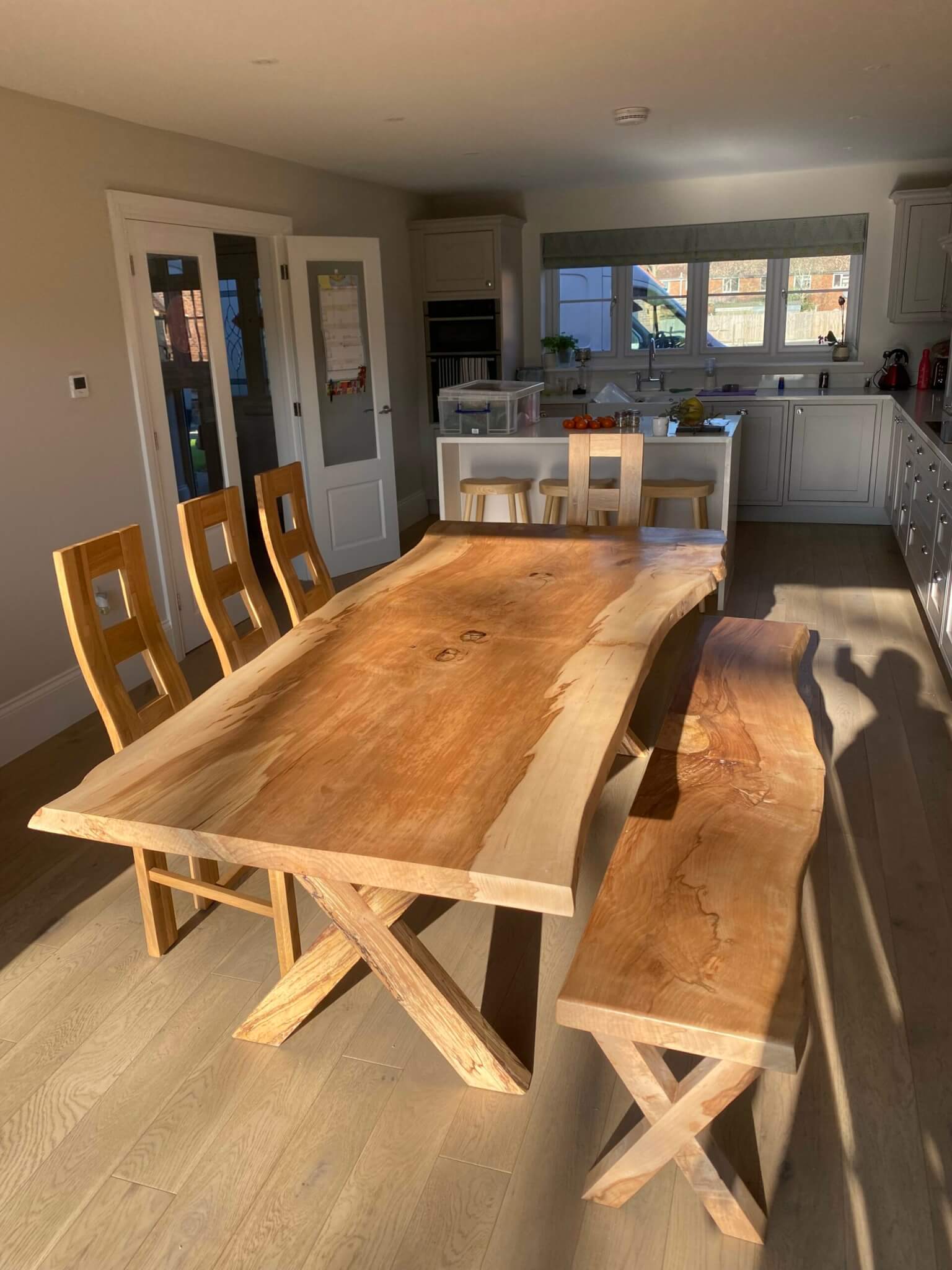 Live edge dining tables