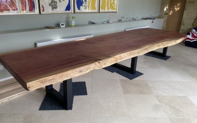 Natural edge dining tables